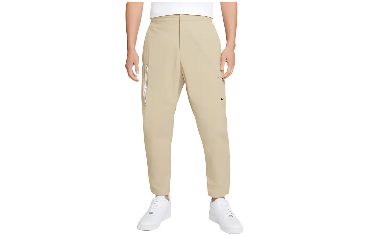 Nike Casual Pants Men's Lime Gray Moderate Straight Fit Pants
