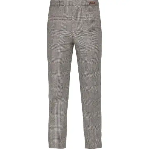 GUCCI Prince Of Wales Tailored Trousers