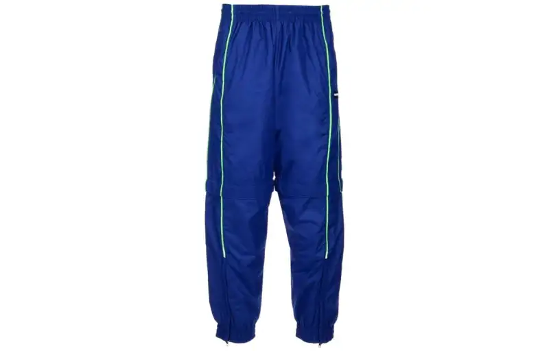 Vetements Casual Pants Men's Blue Moderate Cuffed Pants
