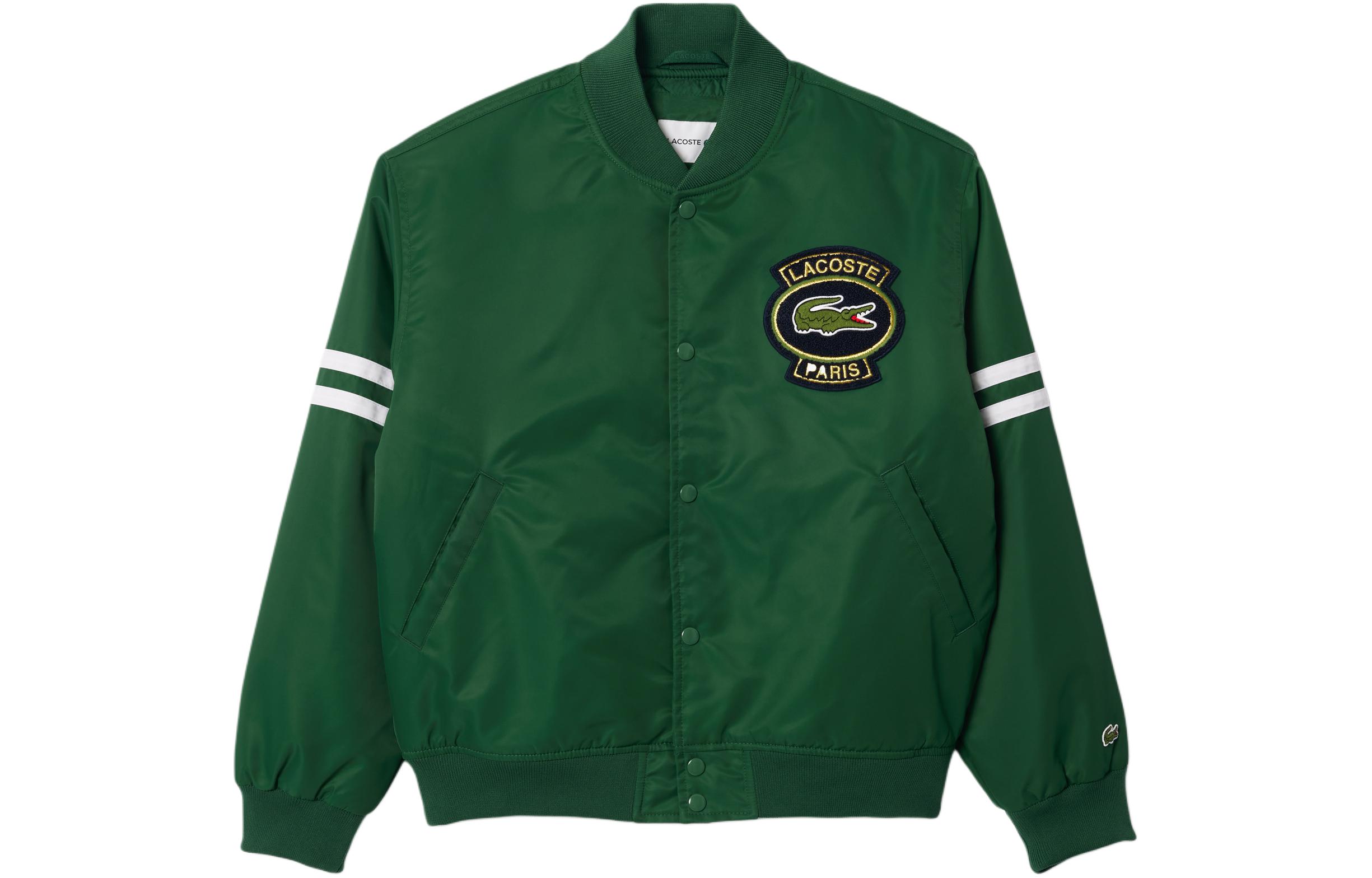 LACOSTE Jackets & Coats Unisex Crocodile Green