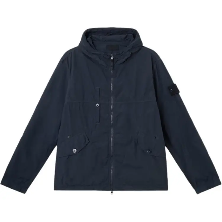 STONE ISLAND Ghost SS25 Jackets & Coats Men's Marine Blue