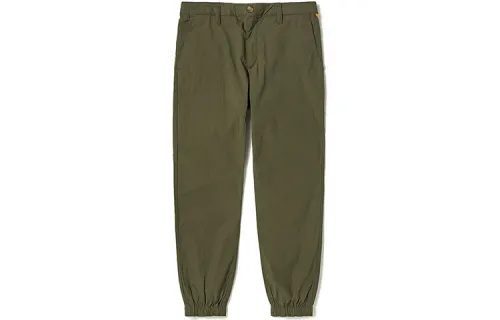 Timberland Casual Pants Men's Army Green Moderate Cuffed Pants