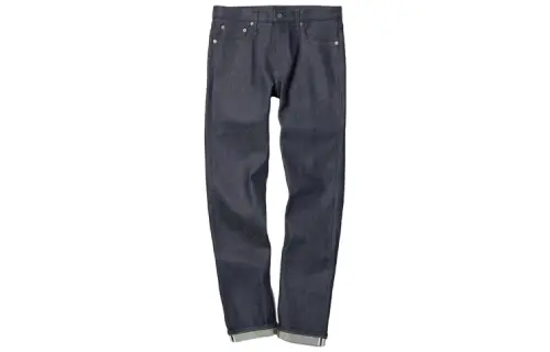 UNIQLO Jeans Men's Navy Blue Moderate Straight Fit Pants