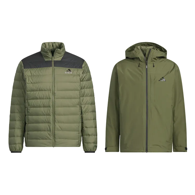 Adidas Down Jacket Unisex Strata Olive Green