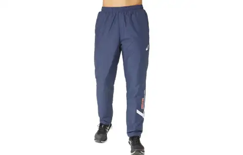 ASICS Knitted Sweatpants Men's Blue Moderate Other