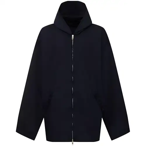 Balenciaga zip-up hooded jacket