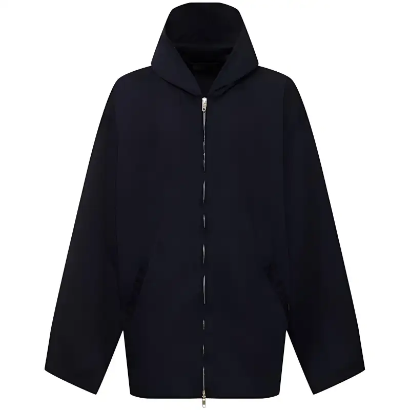 Balenciaga zip-up hooded jacket