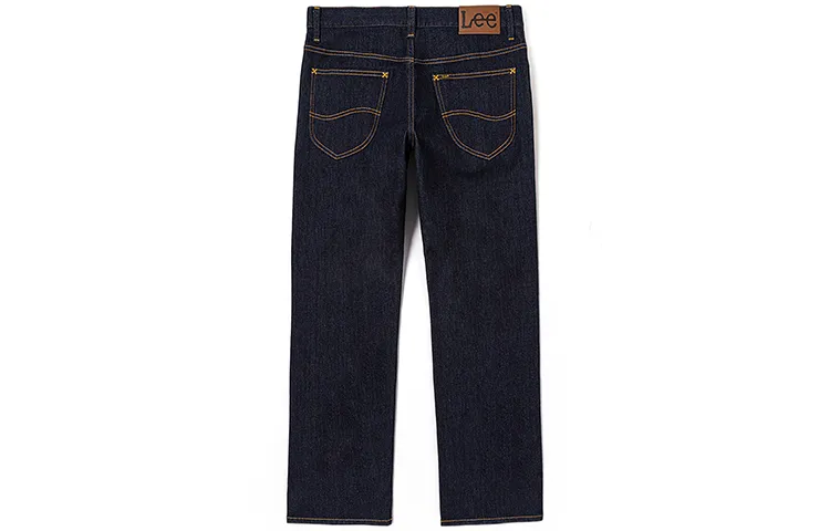 Lee Jeans Men's Washed Thickened Straight Fit Pants