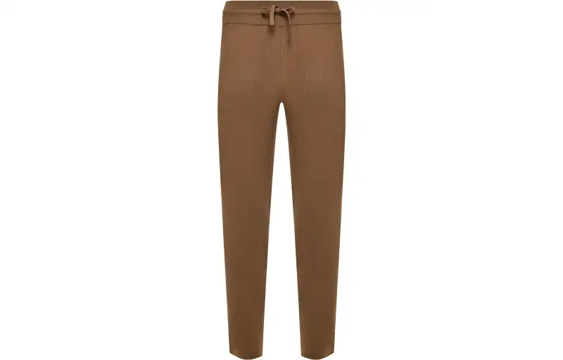 Loro Piana Knitted Sweatpants Men's Brown