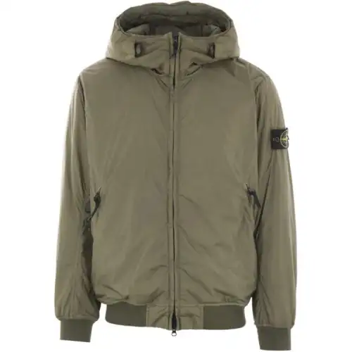 STONE ISLAND Zip Up Hooded Jacket