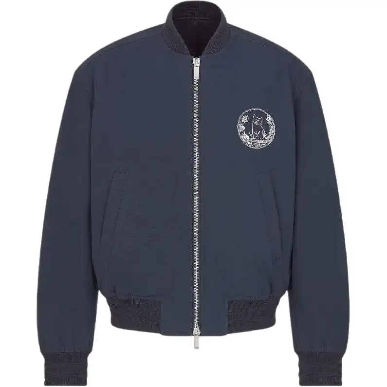 DIOR SS25 Summer Men's Clothing Collection Jackets & Coats Men's Marine Blue