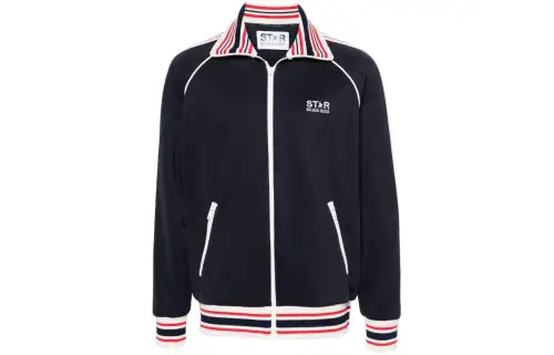 Golden Goose Logo Printed Zipped Sweatshirt