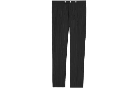 Burberry Pinstriped Wool Trousers
