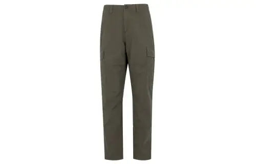 Timberland Casual Pants Men's Army Green Moderate Straight Fit Pants