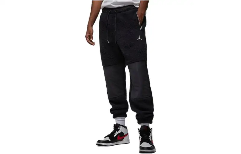 Jordan Knitted Sweatpants Men's Black Moderate Other