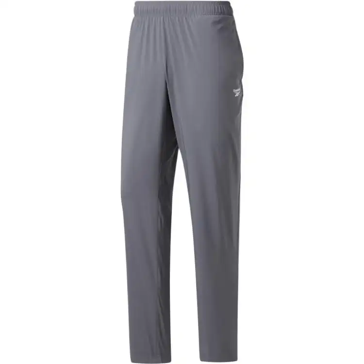 Reebok Knitted Sweatpants Men's Gray Moderate Straight Fit Pants