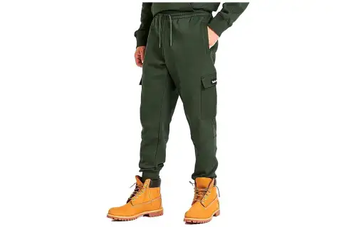 Timberland Knitted Sweatpants Men's Green Moderate