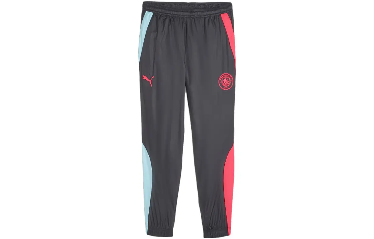 PUMA Manchester City F.C. Prematch Woven Pants Men Knitted Sweatpants Men's Black