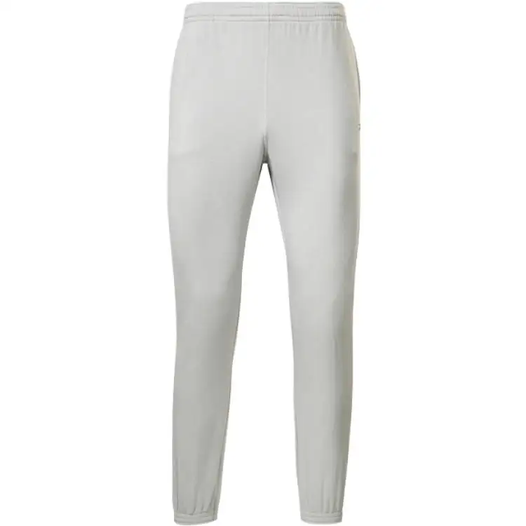 Reebok Knitted Sweatpants Men's White Moderate Straight Fit Pants