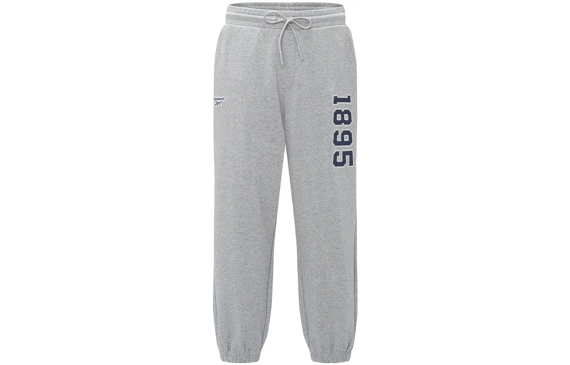 Reebok Knitted Sweatpants Unisex Medium Heather Gray Moderate Other