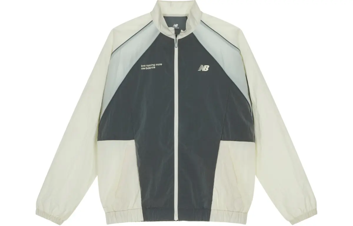 New Balance Jackets Unisex Gray Stand Collar Moderate Other