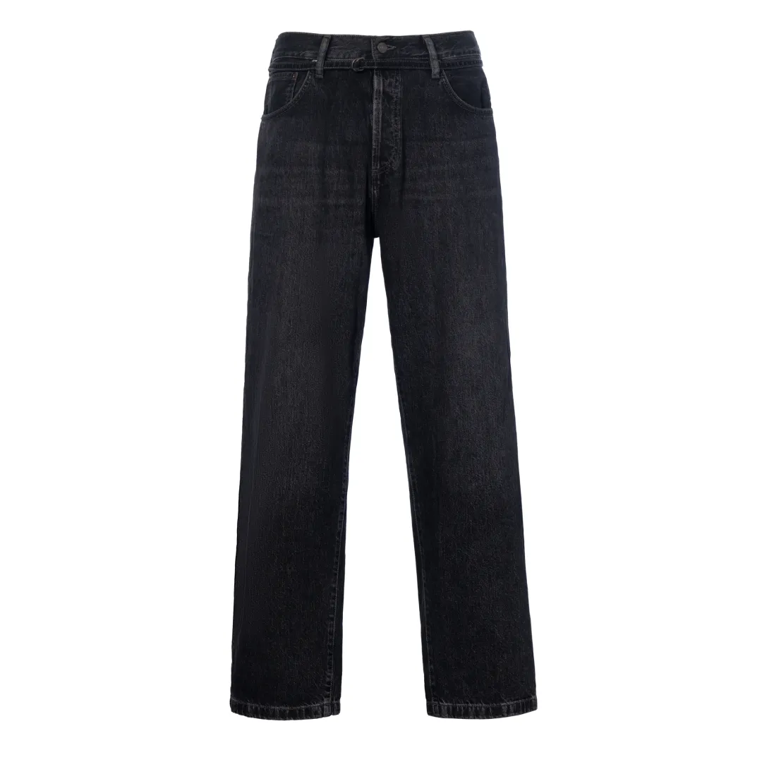 Acne Studios Mid Waisted Wide-Leg Jeans