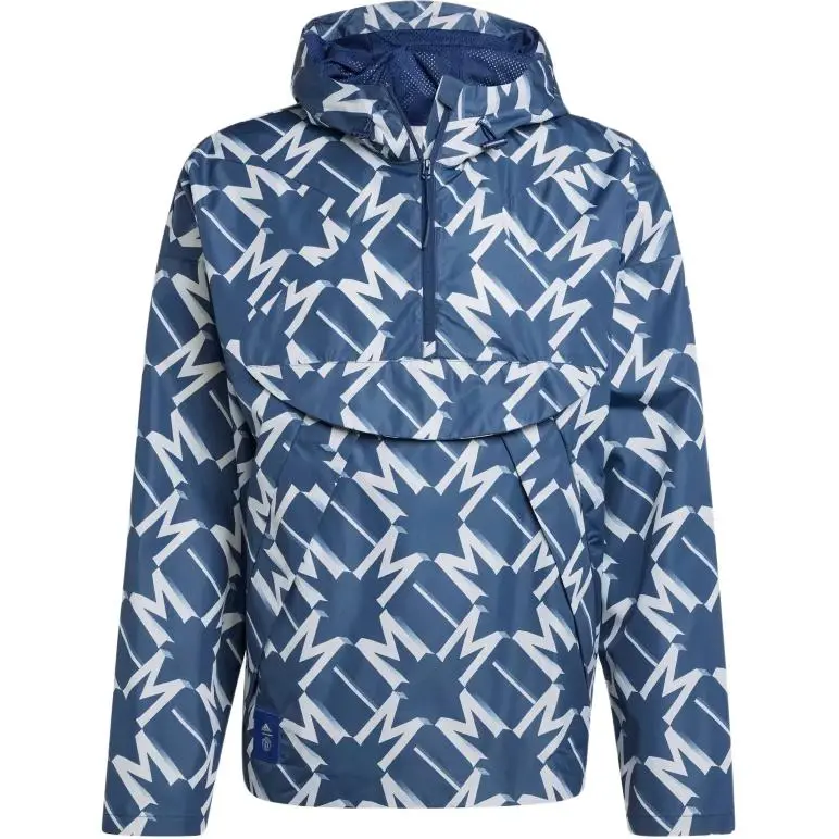 Adidas Free Shipping With AdiClub Manchester United Seasonal Half Zip Windbreaker