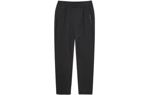 THE NORTH FACE Knitted Sweatpants Men's Black Moderate Straight Fit Pants