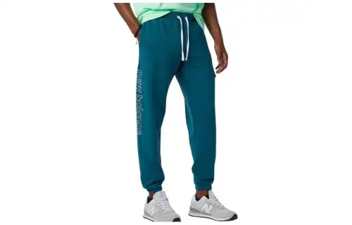 New Balance Knitted Sweatpants Men's Blue