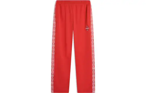Li Ning Sports Life Collection Knitted Sweatpants Men's Vermilion