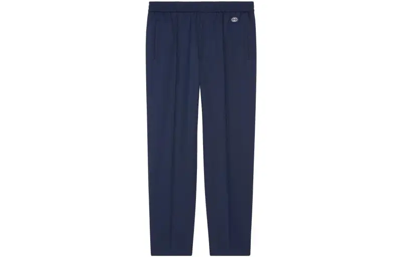 GUCCI FW22 Casual Pants Men's Blue