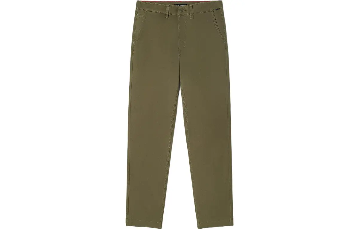 Vans Casual Pants Men's Army Green Moderate Straight Fit Pants