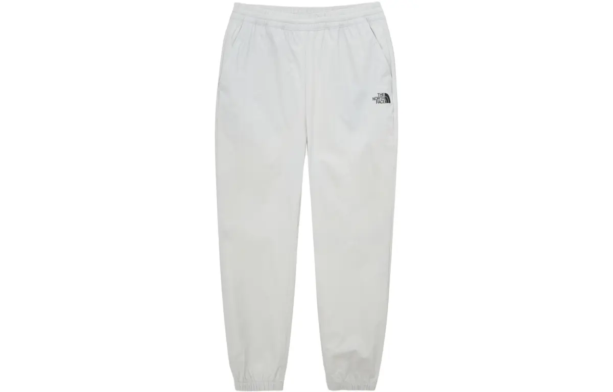 THE NORTH FACE Knitted Sweatpants Unisex Ice Gray Moderate Cuffed Pants
