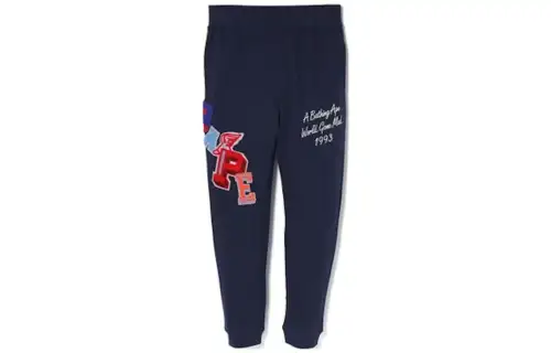 Bape Multi Emblem Slim Sweat Pants