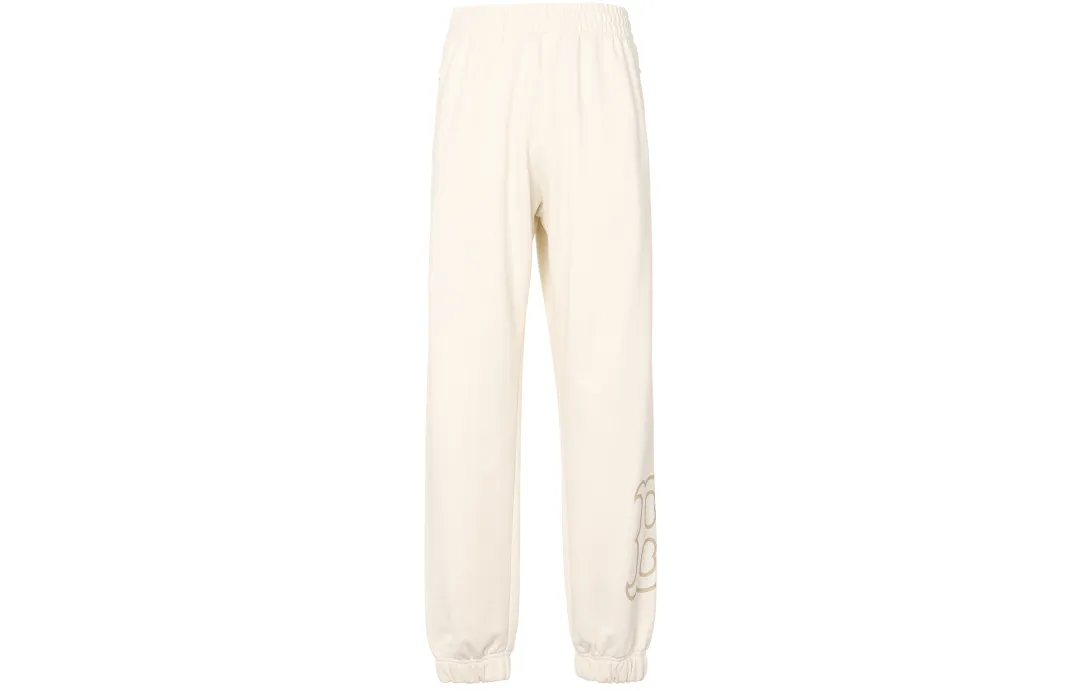 MLB FW23 Knitted Sweatpants Unisex Dark Cream