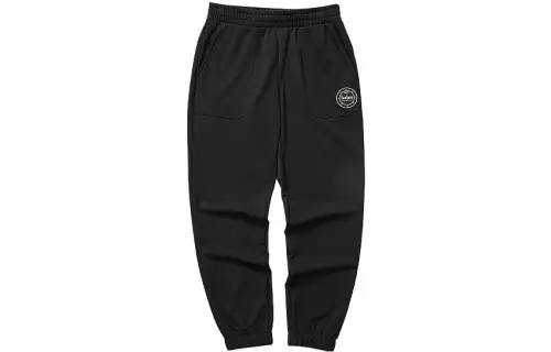 Skechers Funny Monster Knitted Sweatpants Men's Carbon Black 0018 Moderate Cuffed Pants
