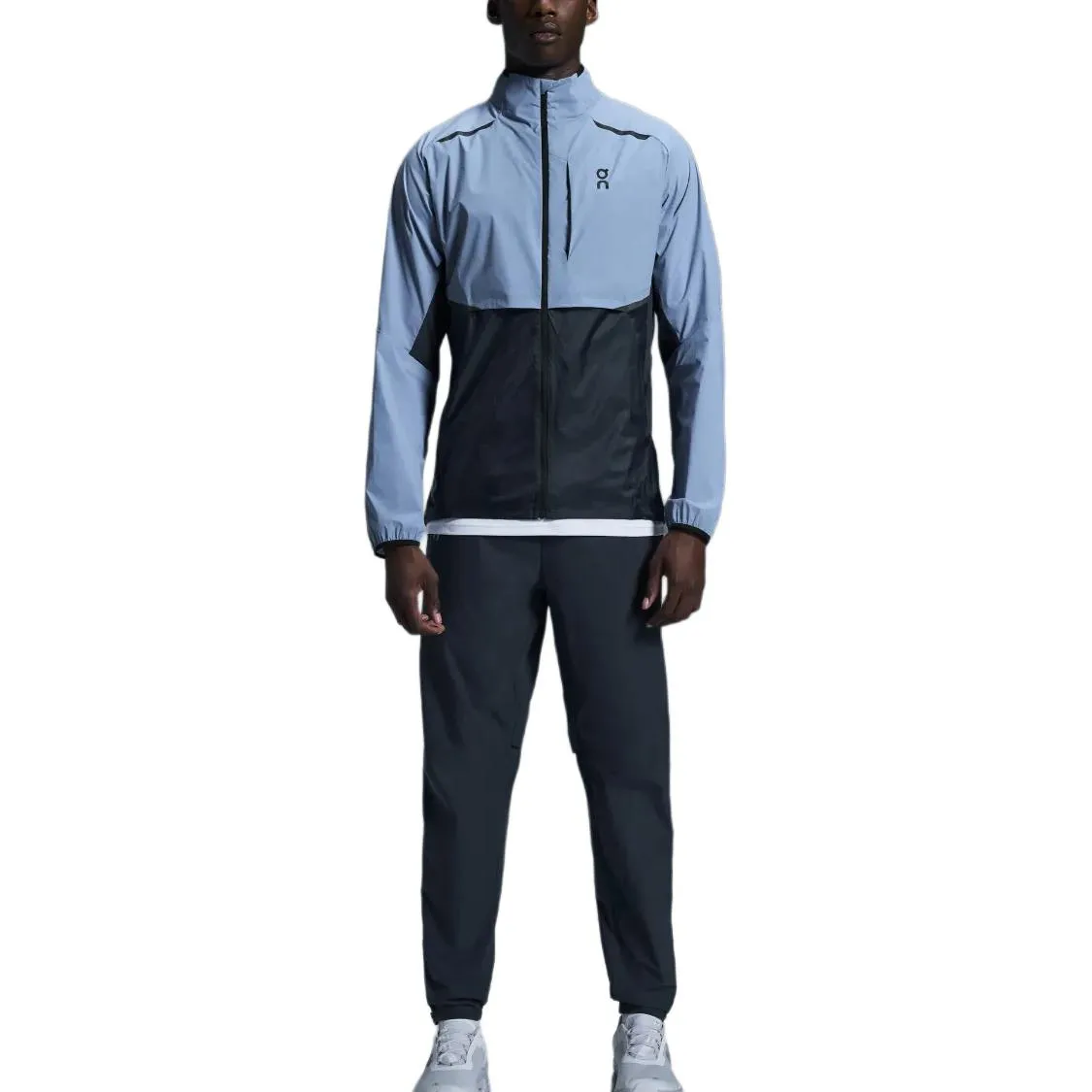 On Weather Jackets & Coats Men's Light Gray Blue/Midnight