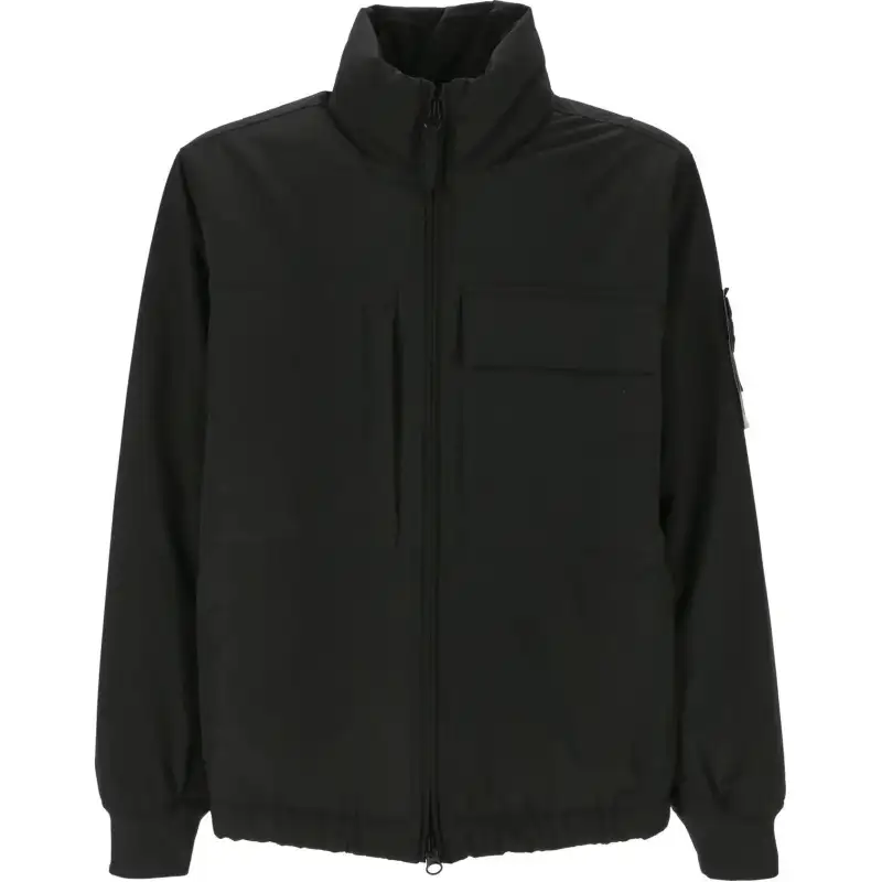 STONE ISLAND High-Neck Zipped Jacket