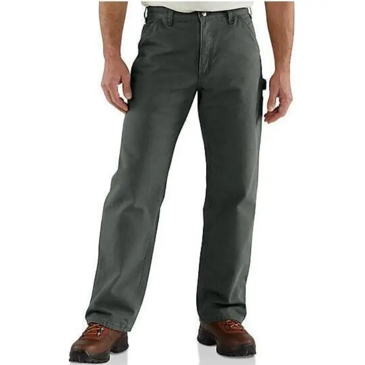 Carhartt B111 WASHED DUCK FLANNEL LINED UTILITY WORK PANT Cargo Pants LOOSE FIT Men's