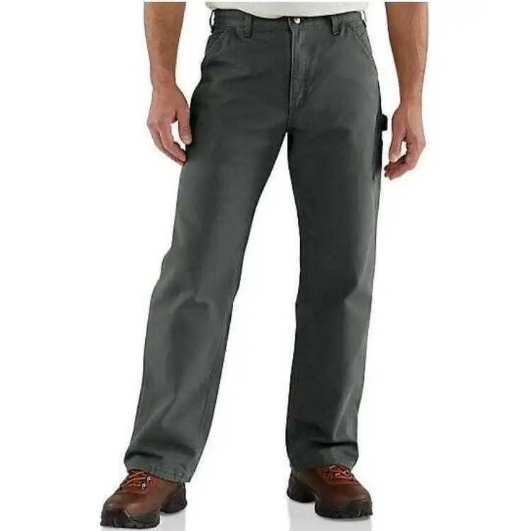Carhartt B111 WASHED DUCK FLANNEL LINED UTILITY WORK PANT Cargo Pants LOOSE FIT Men's