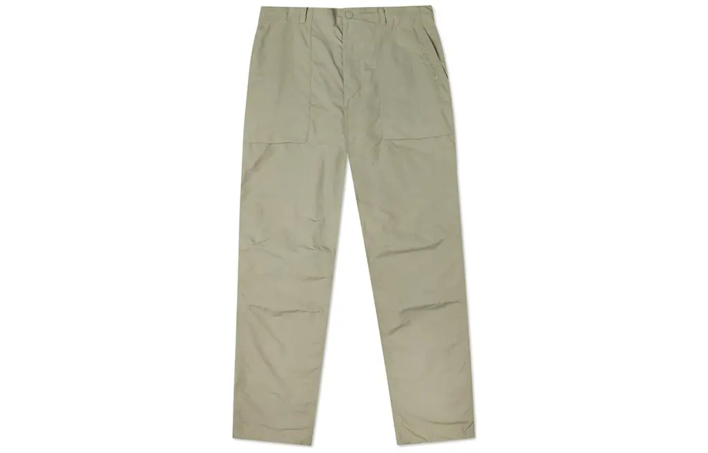 Converse Casual Pants Men's Light Gray Green Moderate Straight Fit Pants