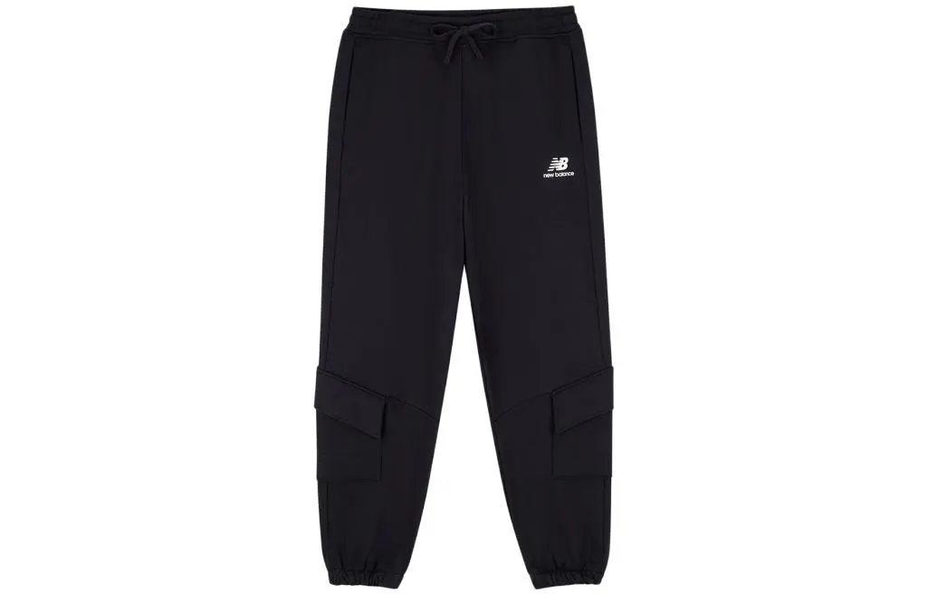 New Balance Sports Pants Knitted Sweatpants Men's Black