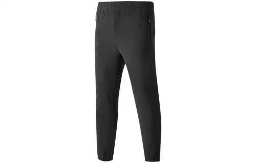 Skechers Knitted Sweatpants Men's Carbon Black/0018 Thickened Cuffed Pants