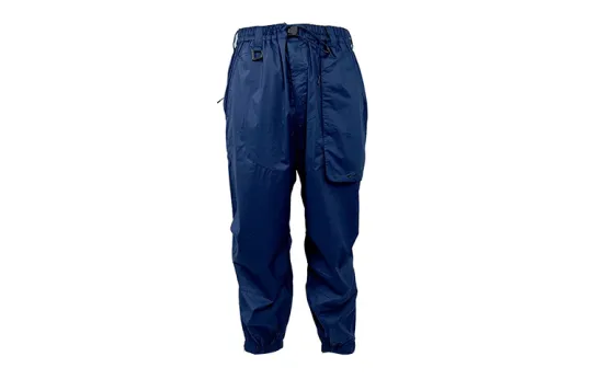 Y 3 Knitted Sweatpants Men's Blue Moderate Cuffed Pants