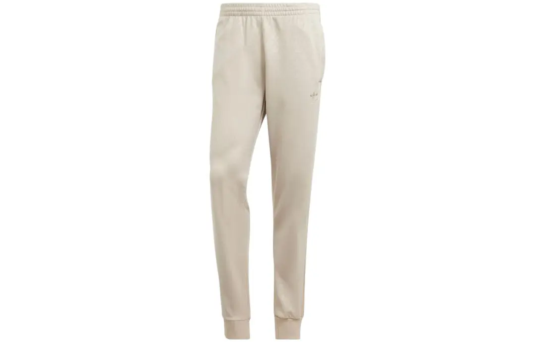 Adidas Originals ADICOLOR Knitted Sweatpants Japan Version Men's Beige