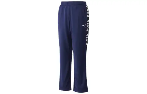 PUMA Knitted Sweatpants Men's Blue