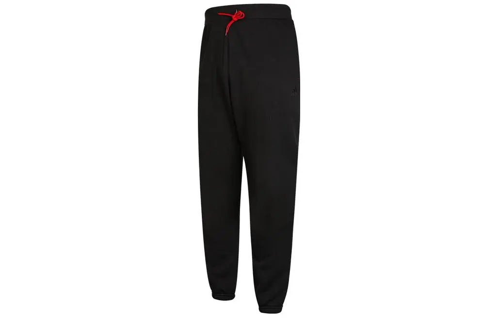 Adidas Casual Pants Men's Black Moderate Cuffed Pants
