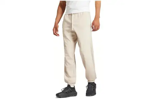 Adidas Originals Knitted Sweatpants Men's White Moderate Cuffed Pants