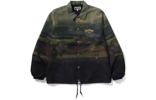 A BATHING APE Jackets & Coats Men's Green