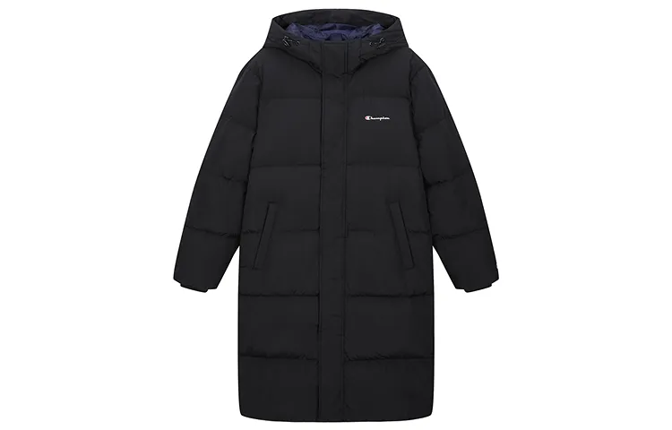 Champion Down Jackets Unisex Hooded Thickened Down Coat